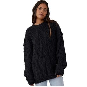 Free People Isla Cable Sweater